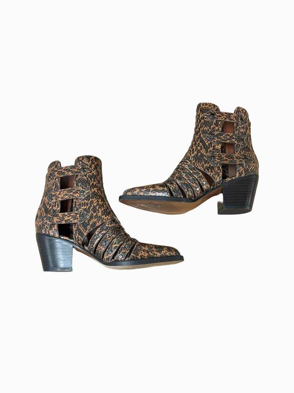 COACH G4202 PHOEBE BOOTIES SNAKE PRINT 6