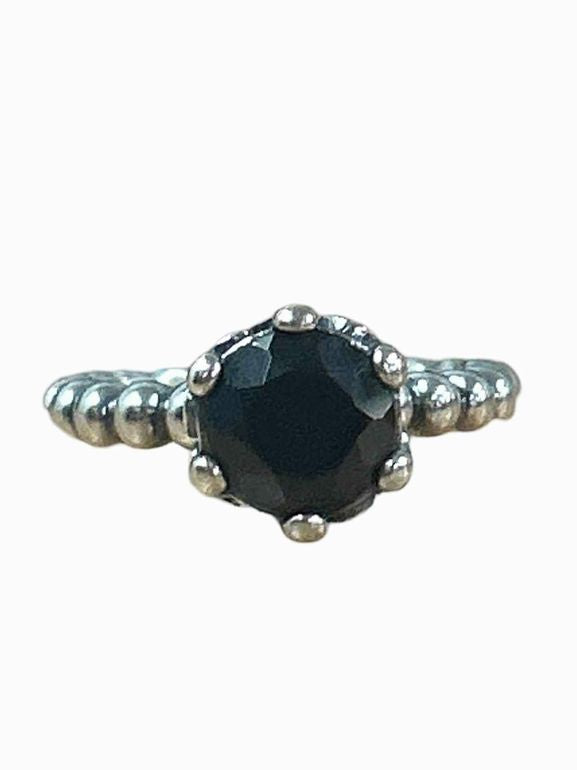 PANDORA RETIRED SPINEL SOLITAIRE RING SIZE: 7