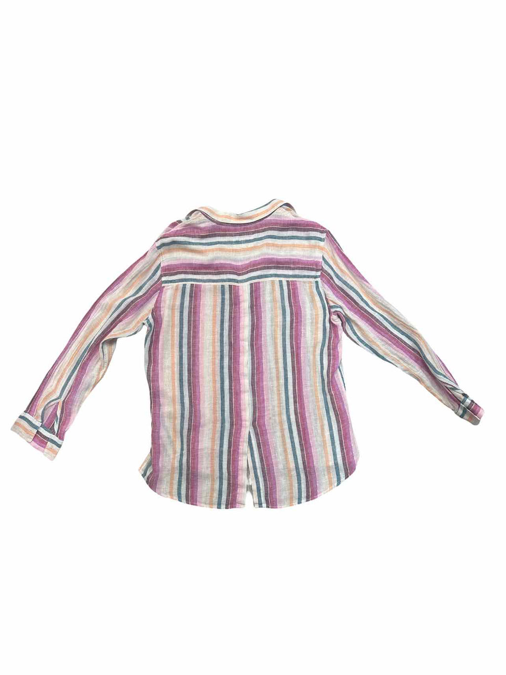 RAILS AVILA STRIPED GAUZY BOYFRIEND SHIRT SIZE: M