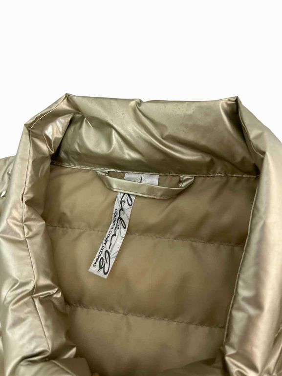 LULU B  PUFFER DUCK DOWN SNAP FRONT SIZE: L