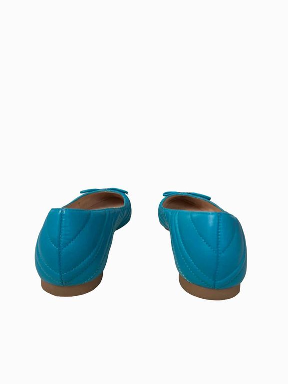 STUART WEITZMAN HILLIA QUILTED BALLET FLAT SIZE: 8.5