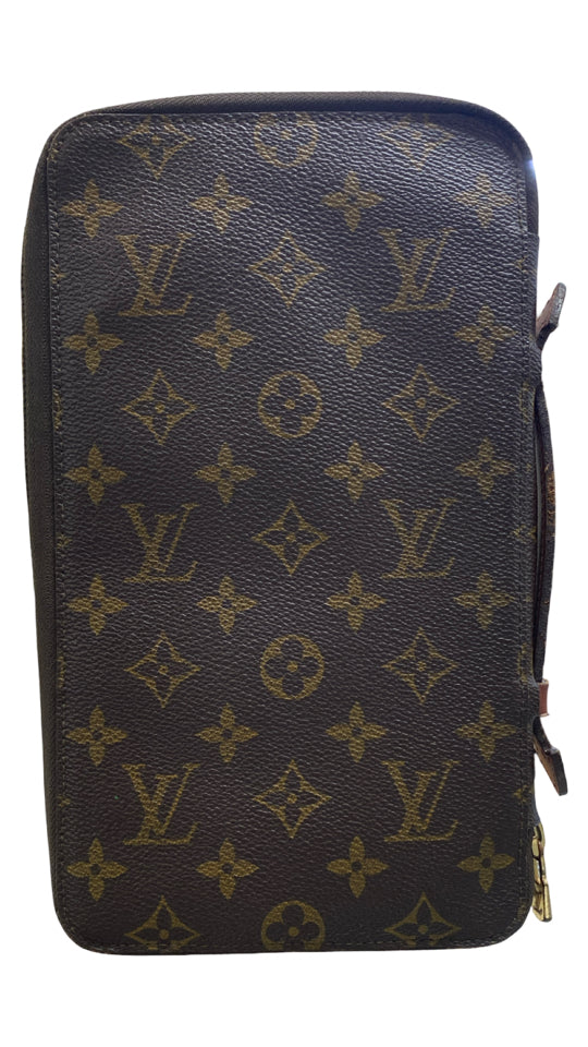 LOUIS VUITTON VINTAGE MONOGRAM CANVAS POCHE ESCAPADE TRAVEL ORGANIZER WALLET MI0961