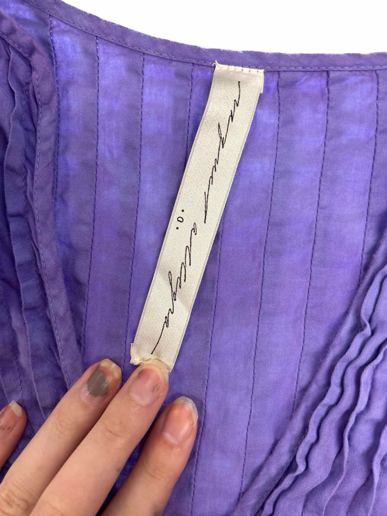 RAQUEL ALLEGRA VICTORIAN PINTUCK DRESS SIZE: 0