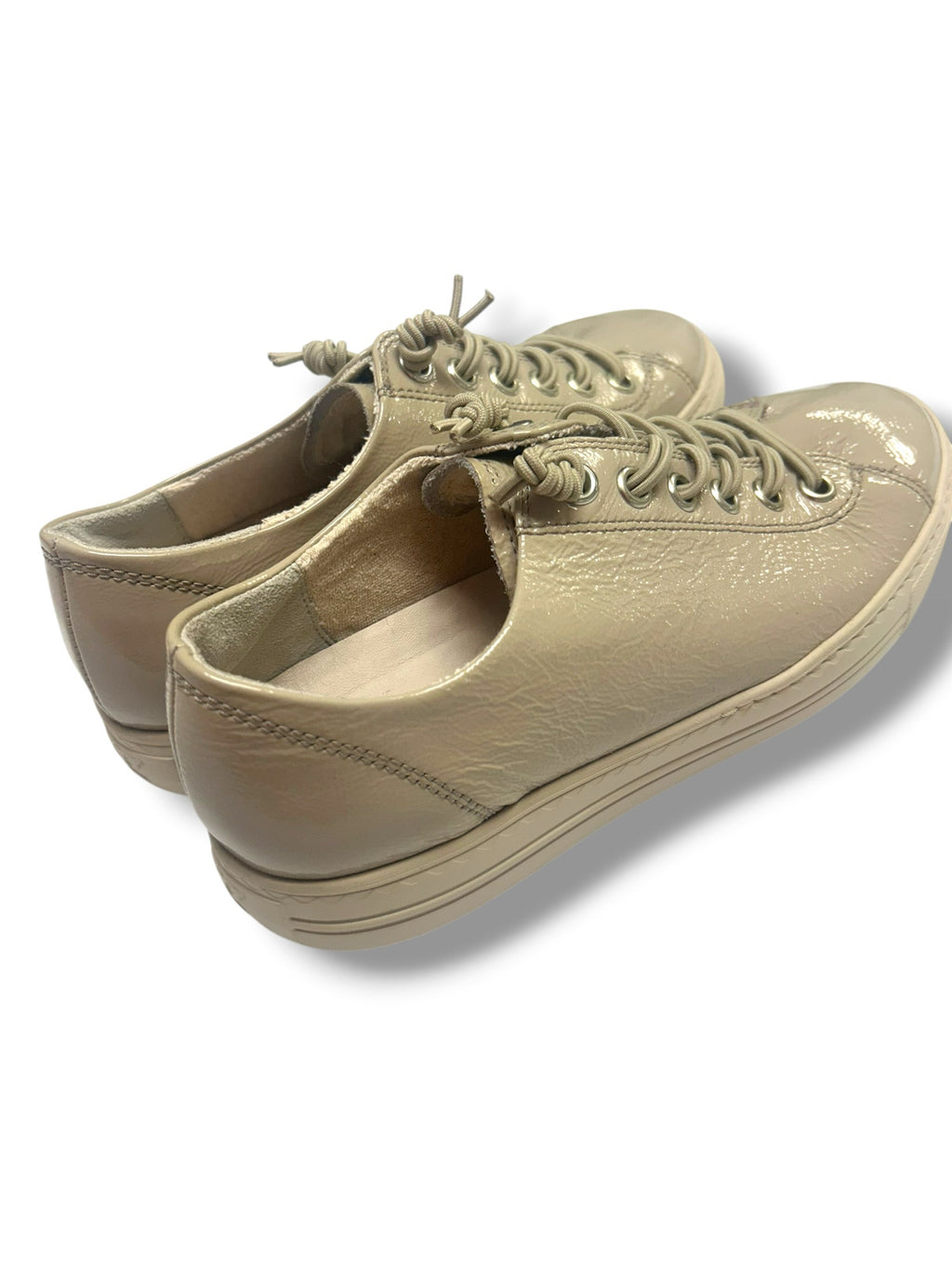 PAUL GREEN HADLEY PATENT LEATHER TRAINER SNEAKERS SIZE 5 US 7