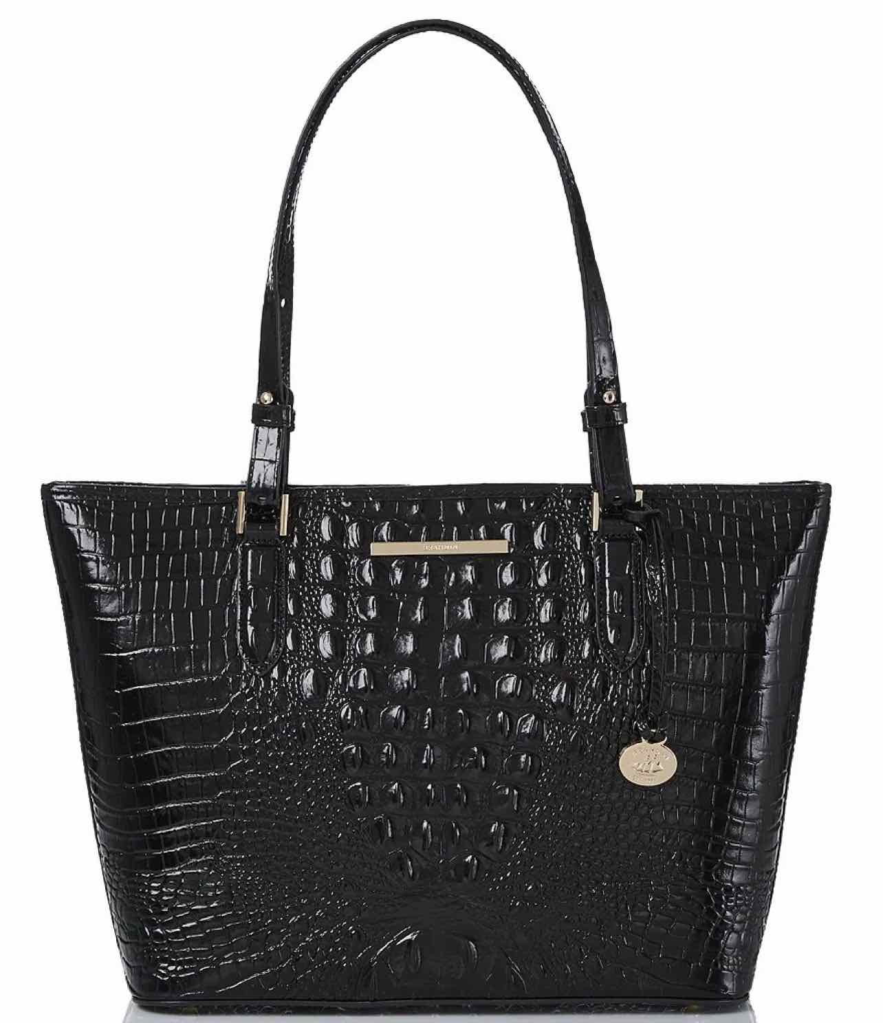 BRAHMIN MEDIUM ASHER TOTE IN BLACK MELBOURNE