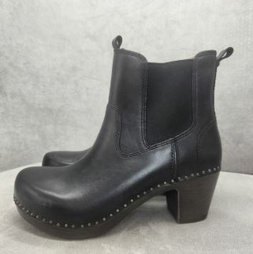 NEW! SHAYNA BURNISHED CALF BOOT BLACK 38