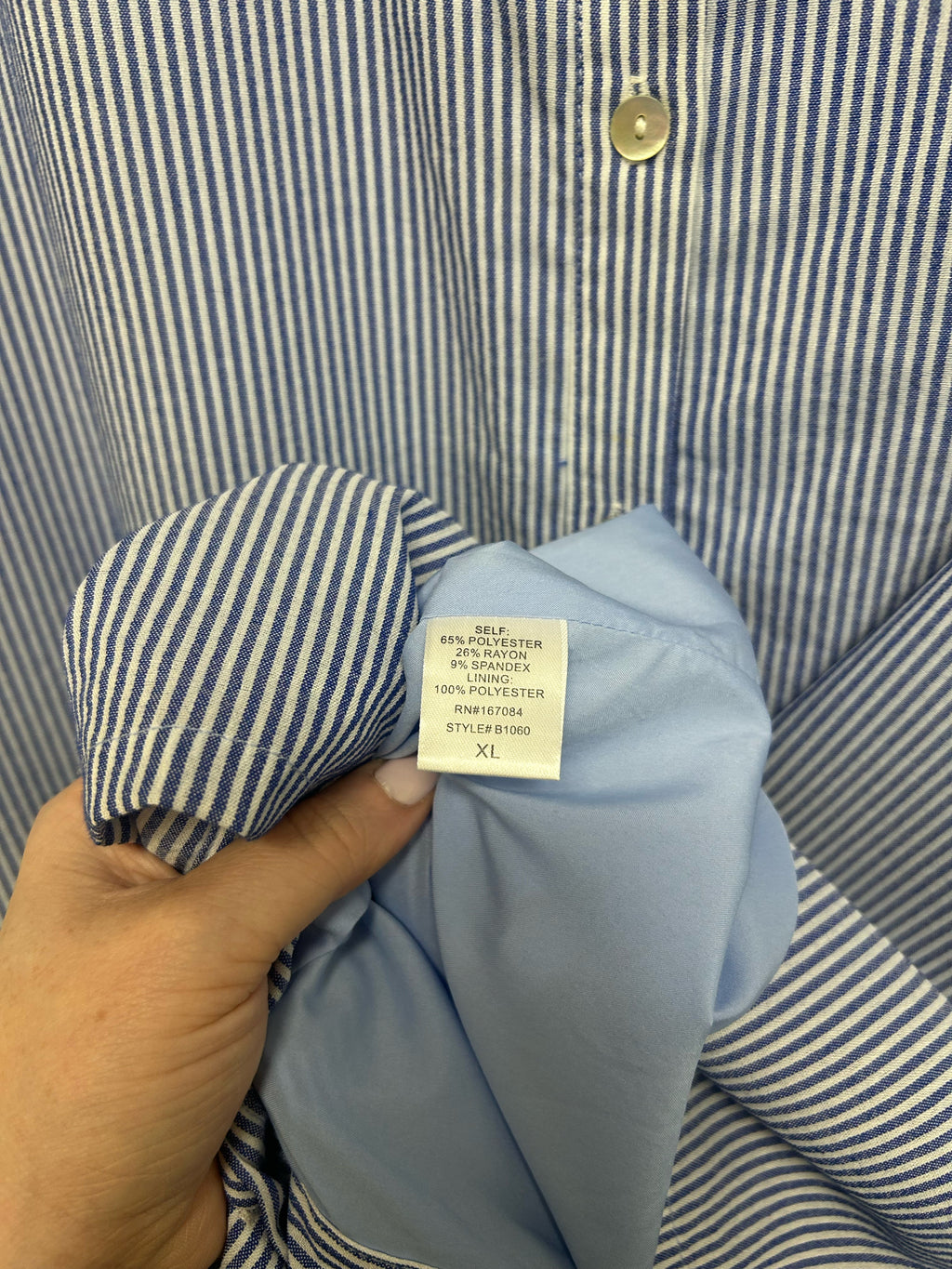 TUCKERNUCK POMANDER PLACE BLUE STRIPE MAXI GRIFFIN DRESS SIZE XL