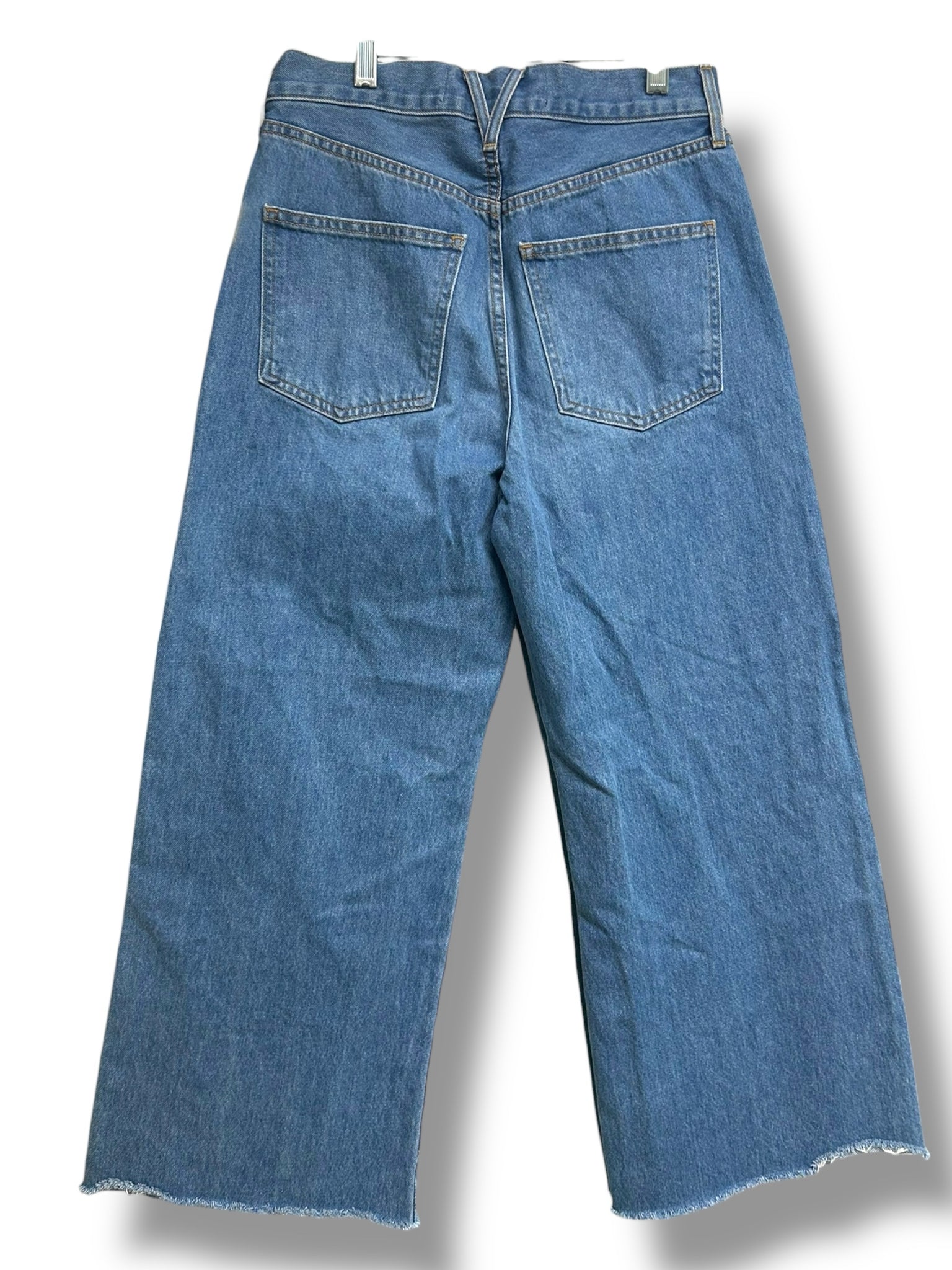 VERONICA BEARD TAYLOR WIDE LEG CROP JEAN MEDIUM WASH SIZE 27 - WEARHOUSE  CONSIGNMENT