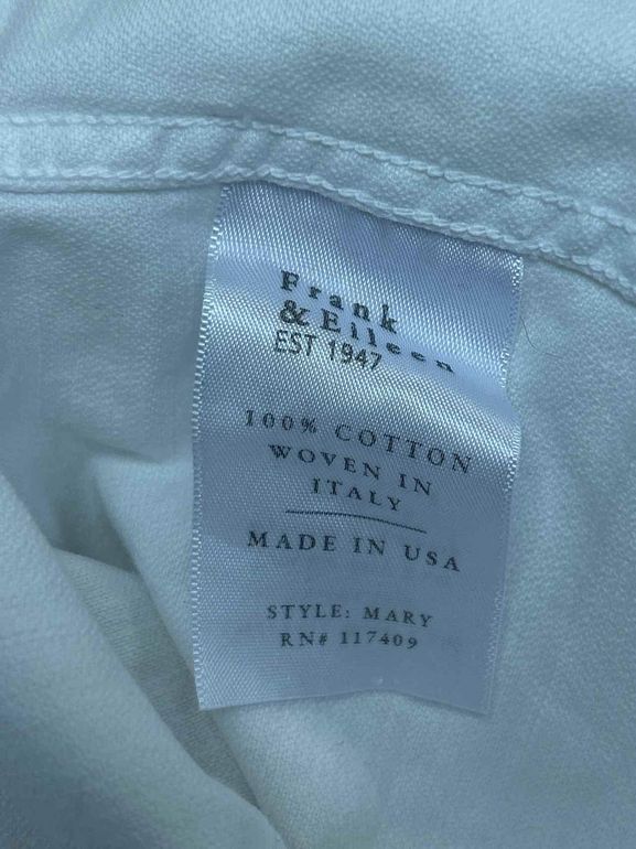 FRANK & EILEEN Size XL White WDRESS