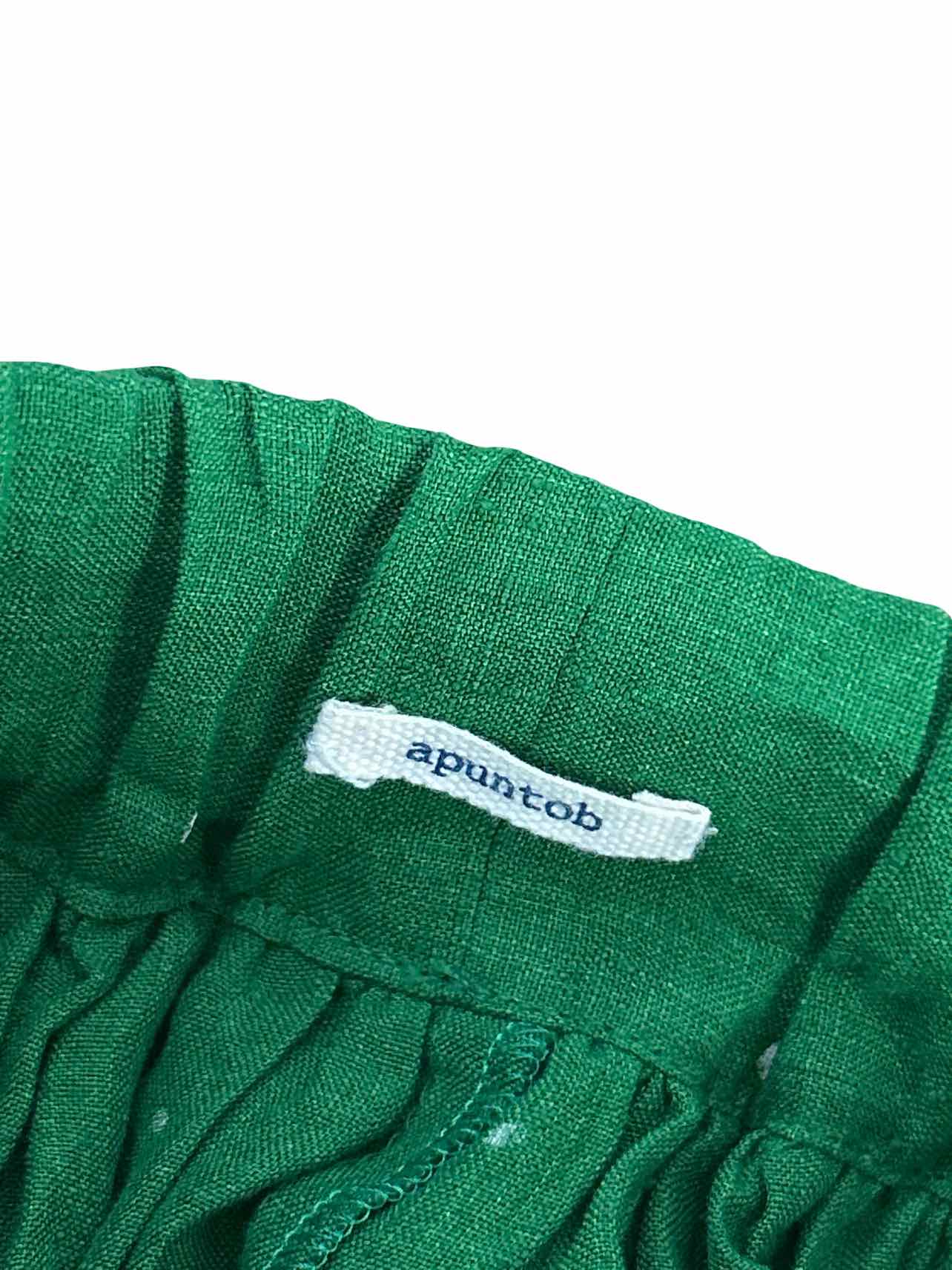 APUNTOB LINEN PRINT SKIRT SIZE: S
