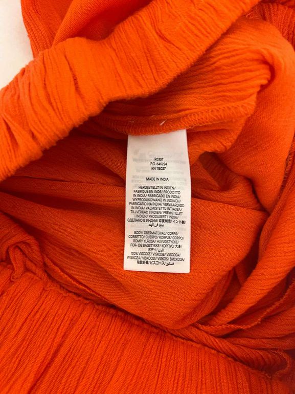 BODEN CRINKLE WIDE LEG TROUSER IN FIREWORK SIZE: 6