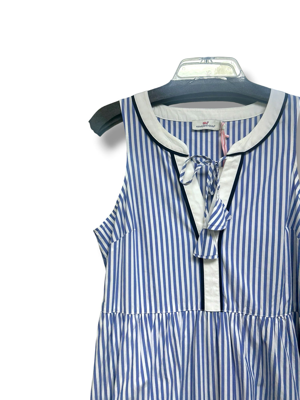 NWT VINEYARD VINES GRIER MAXI SLEEVELESS BLUE STRIPE MAXI DRESS SIZE 10