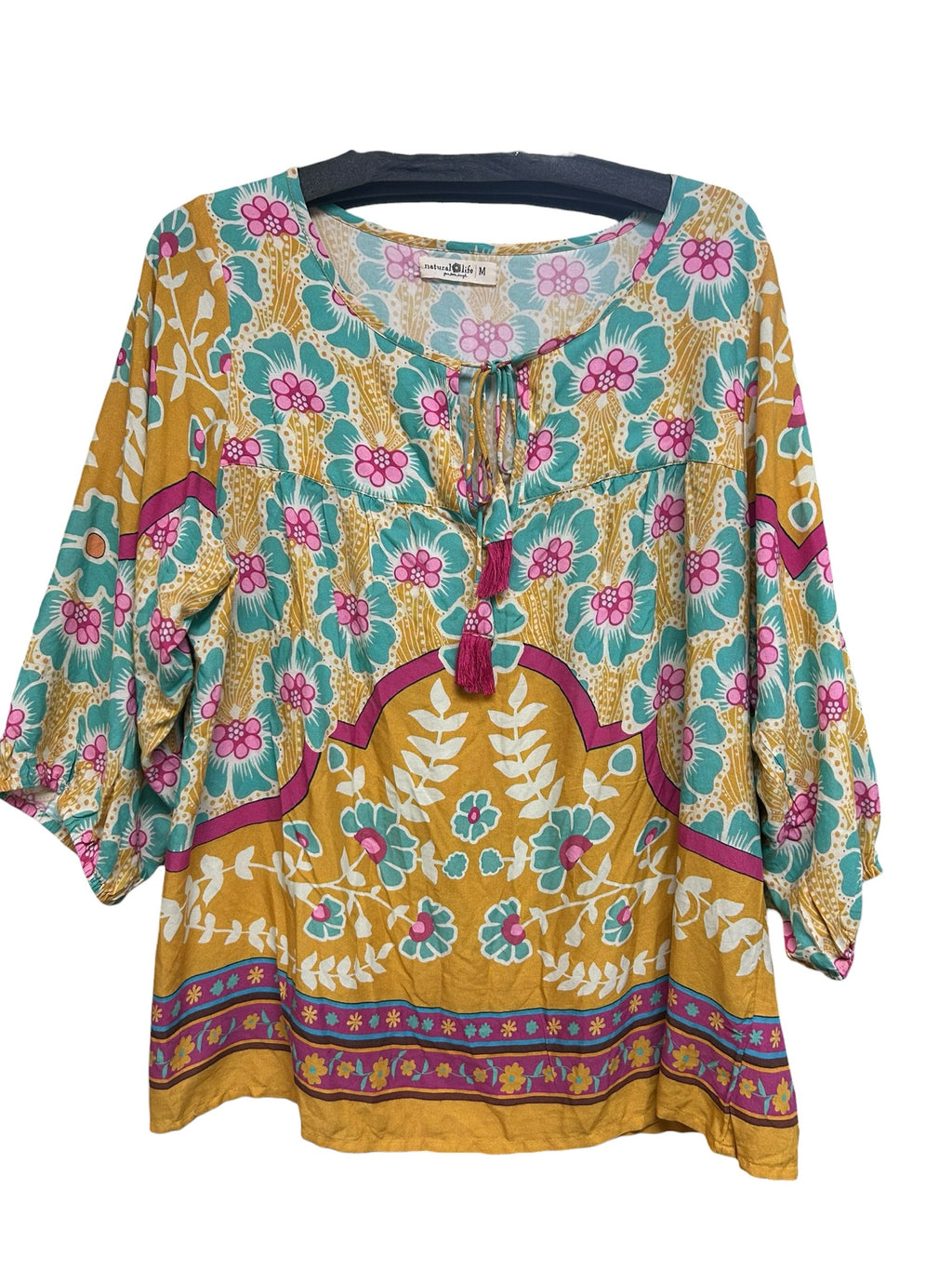 NWT NATURAL LIFE MARIBEL TUNIC AND SHORT SET SIZE MEDIUM