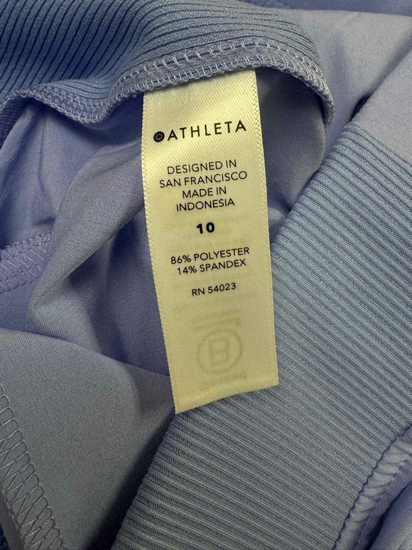 ATHLETA NWT! BROOKLYN ANKLE PANT IN BLUE SIZE 10