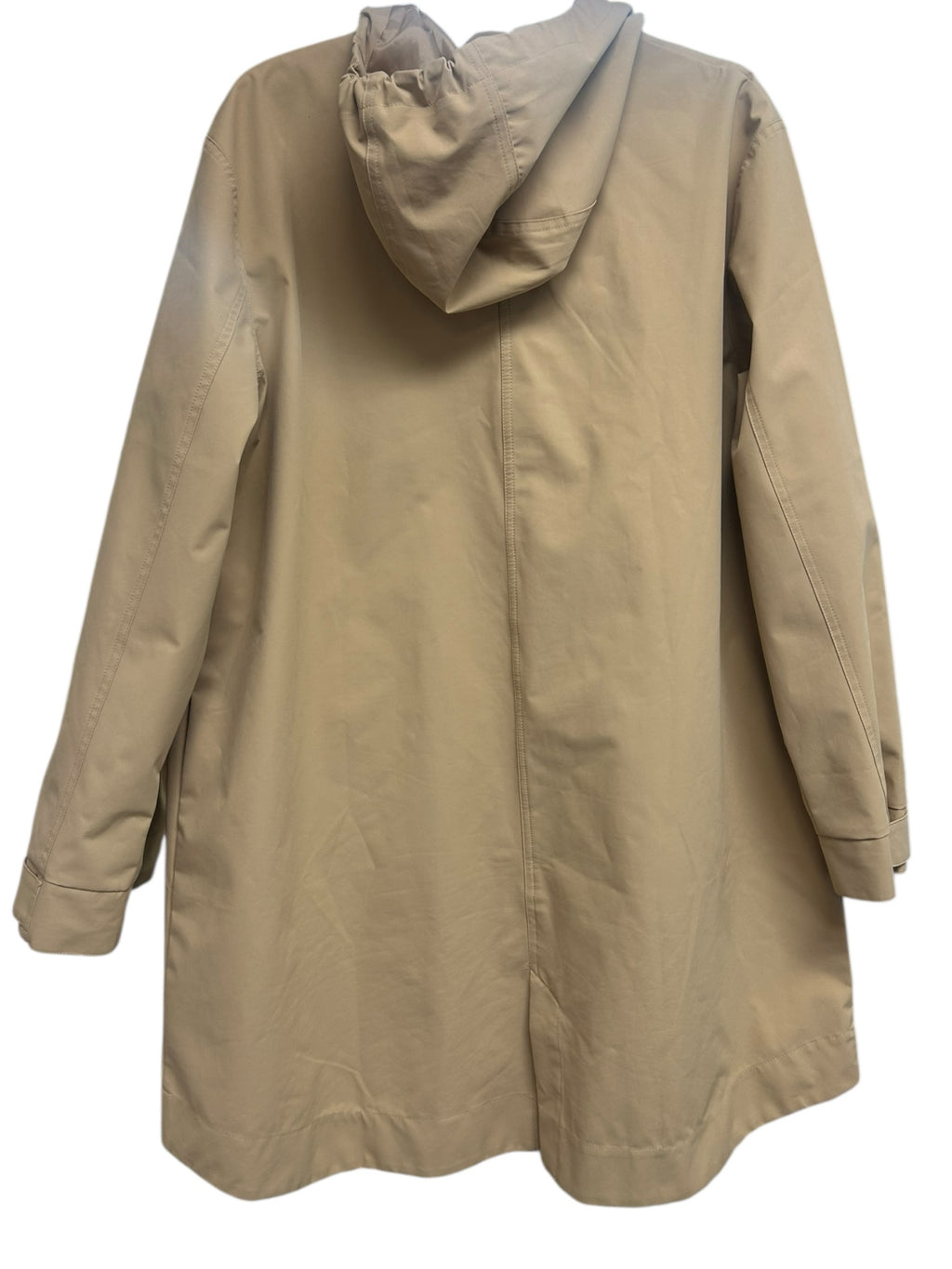 NIKE ESSENTIAL OVERSIZED STORM-FIT PARKA JACKET W/HOOD TAN SIZE LARGE