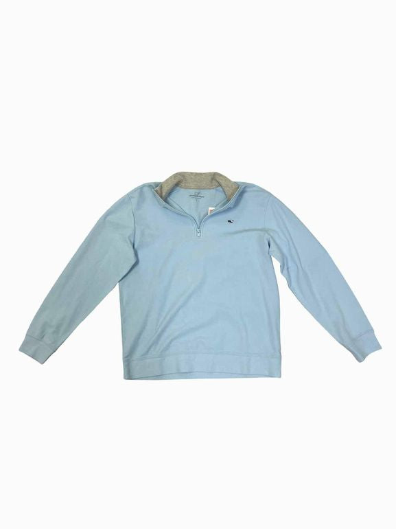 VINEYARD VINES NWT! BROADFIELD HALF ZIP JAKE BLUE SIZE: L