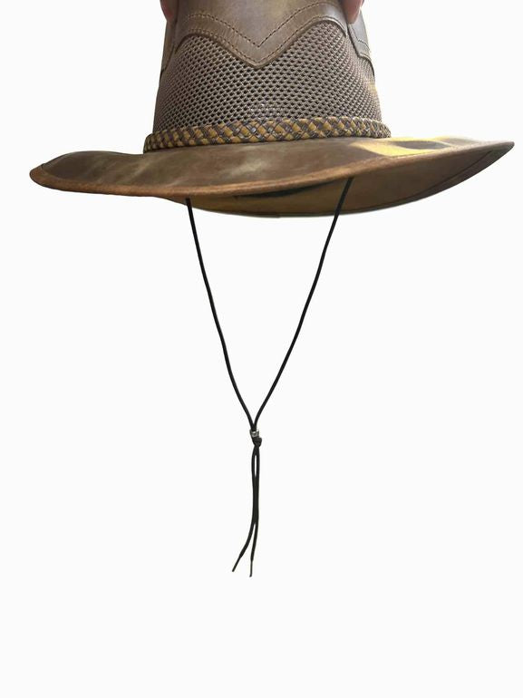 SIRROCO ENHANCED MESH AND LEATHER HAT