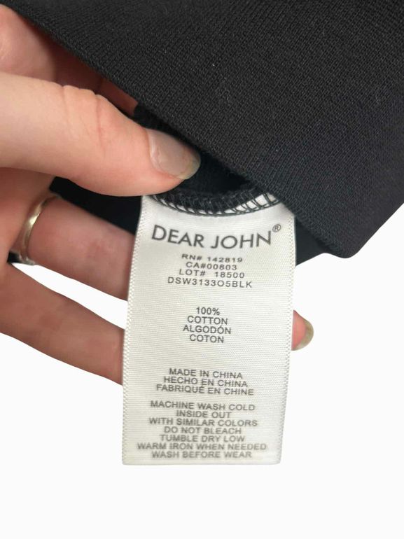 DEAR JOHN NWT DENIM LUCINDA CREW NECK SWEATSHIRT SIZE: M