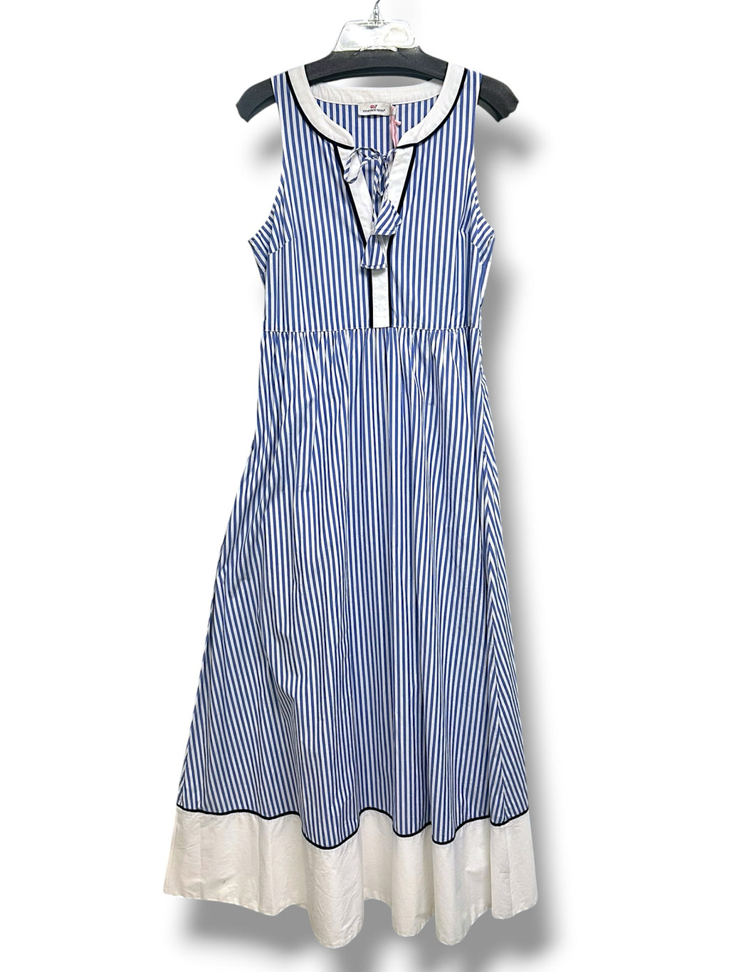 NWT VINEYARD VINES GRIER MAXI SLEEVELESS BLUE STRIPE MAXI DRESS SIZE 10
