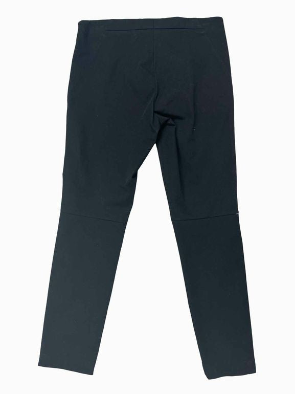 BRUNELLO CUCINELLI BLACK STRETCH COTTON BLEND PULL ON PANT SIZE: 6