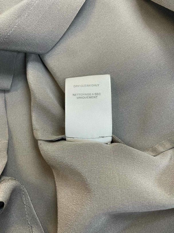 JOIE DEON SILK GRAY BLOUSE SIZE M