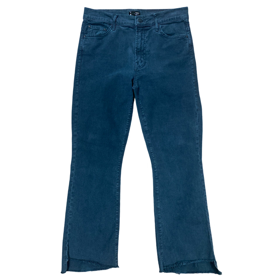MOTHER THE INSIDER CROP STEP FRAY JEANS IN SO FAR GONE SIZE 27