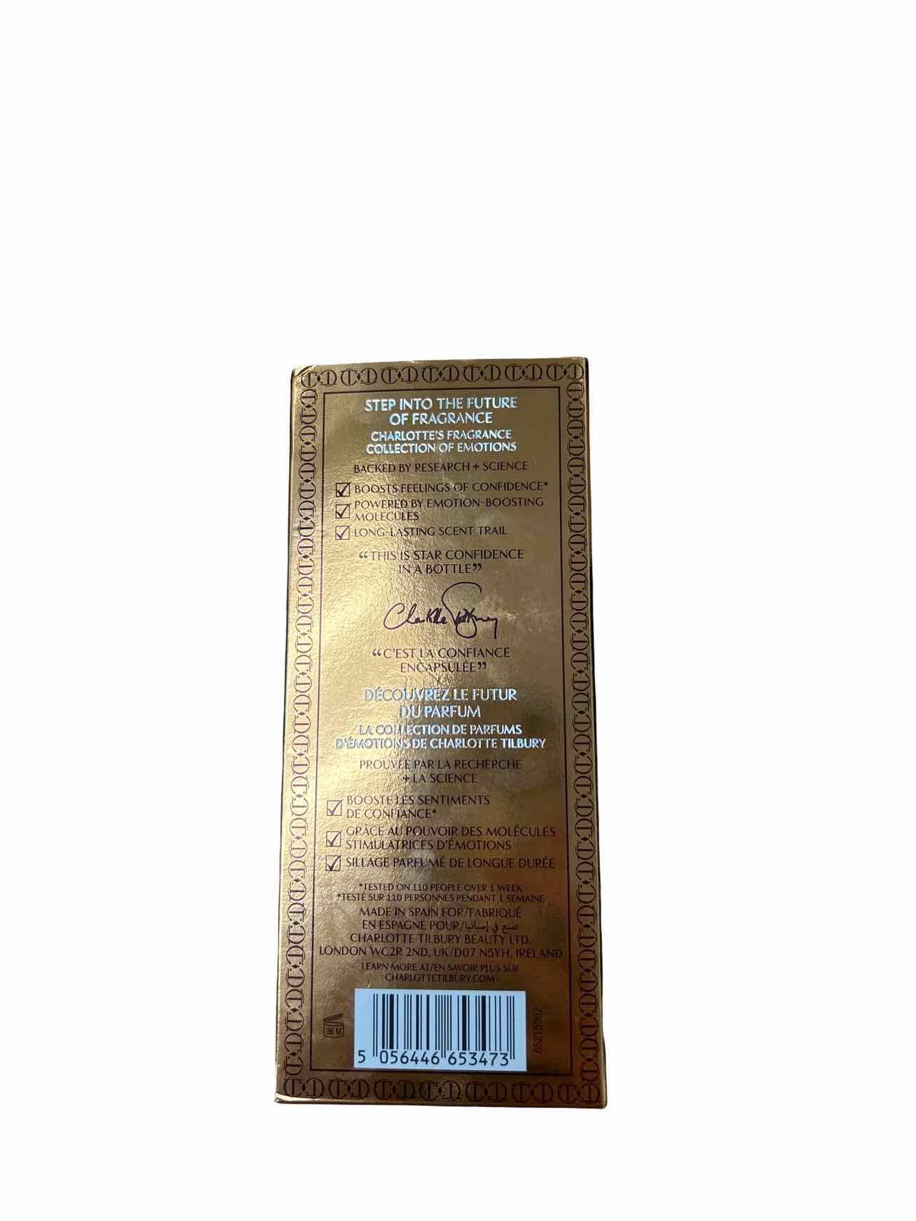 Charlotte Tilbury NWB STAR CONFIDENCE EAU DE PARFUME SPRAY 50 ML/1.6 OZ