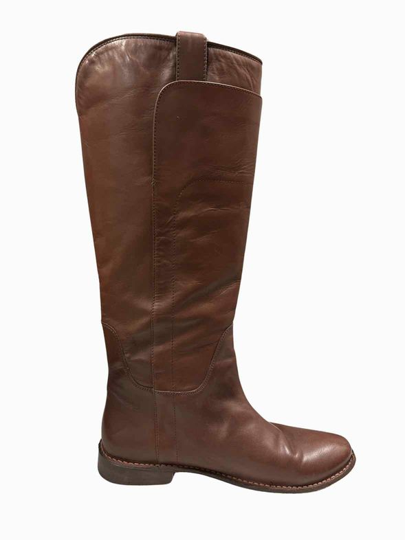 FRYE BROWN PAIGE RIDING BOOT SIZE 9.5