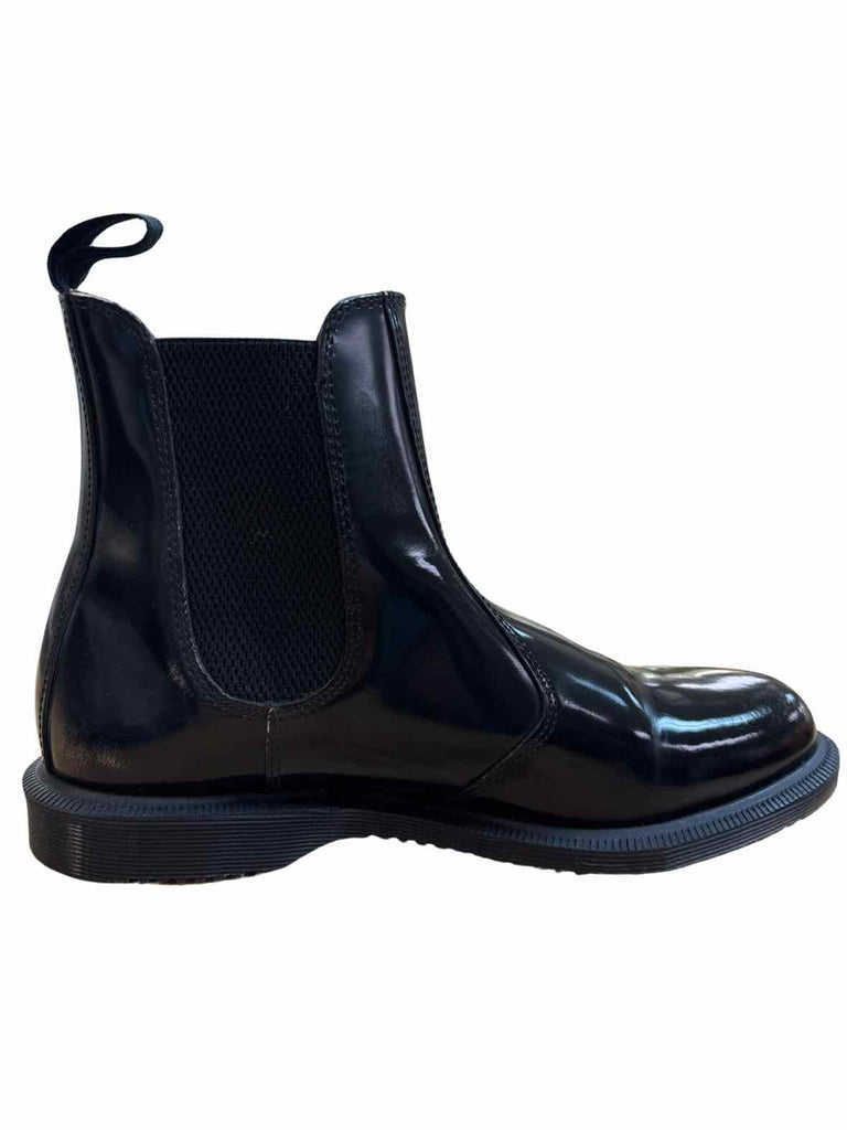 DR MARTENS FLORA PULL ON CHELSEA BLACK BOOTS SIZE 9