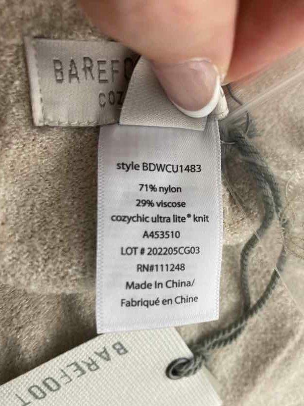 NWT! BAREFOOT DREAMS STONE COZYCHIC ULTRA LITE EVERYDAY PANTS SIZE 3X