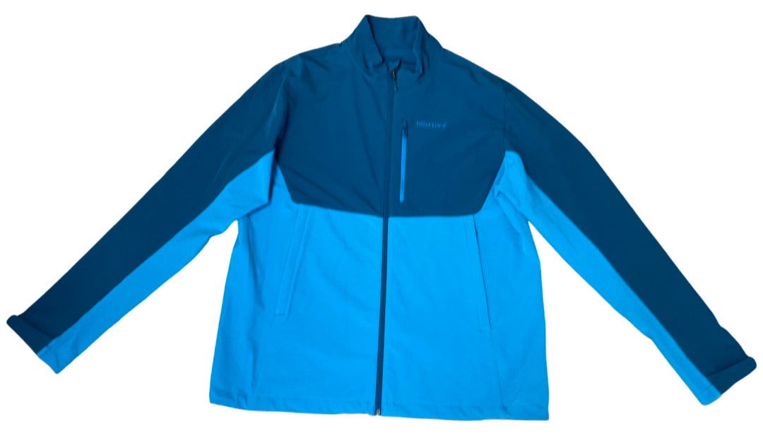 MARMOT ESTES II ZIP BLUES JACKET SIZE 1X
