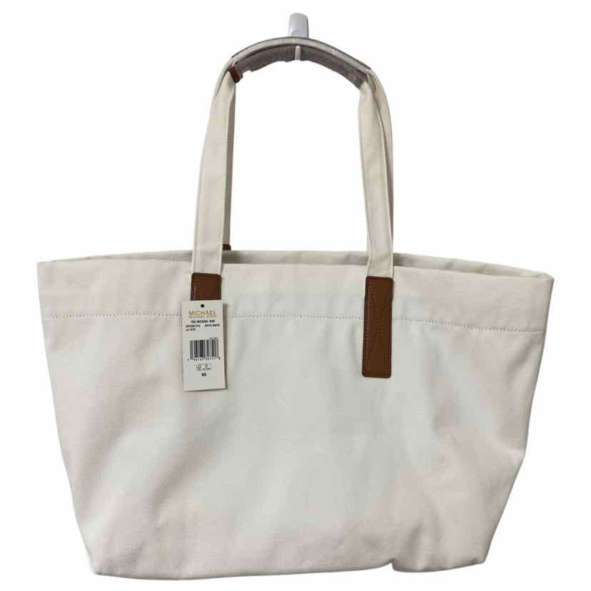 NWT! MICHAEL KORS WHITE MIRELLA MEDIUM EAST WEST PRIDE TOTE– WEARHOUSE  CONSIGNMENT