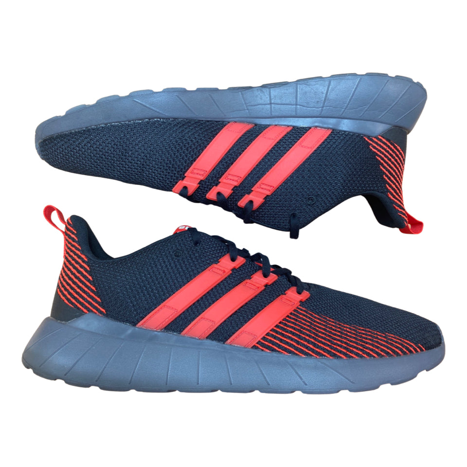 ADIDAS QUESTAR FLOW CORE BLACK RED SIZE 14
