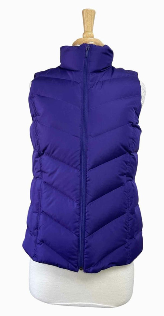 LANDS END NWT! HYPER DRY 600 FILL PURPLE VEST SIZE SMALL