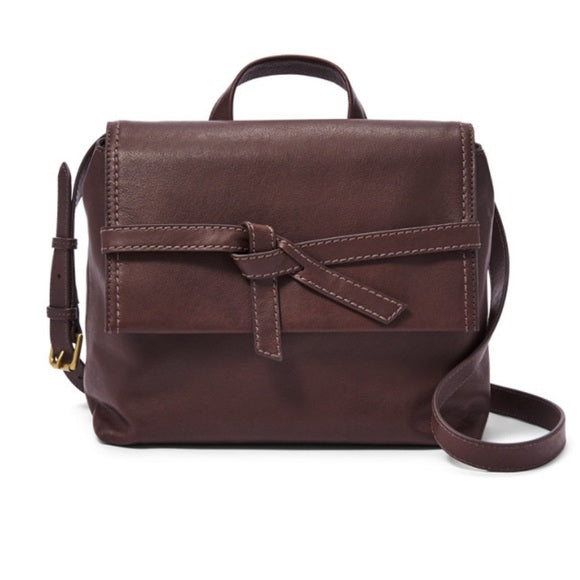 FOSSIL BROWN WILLOW FLA CROSSBODY