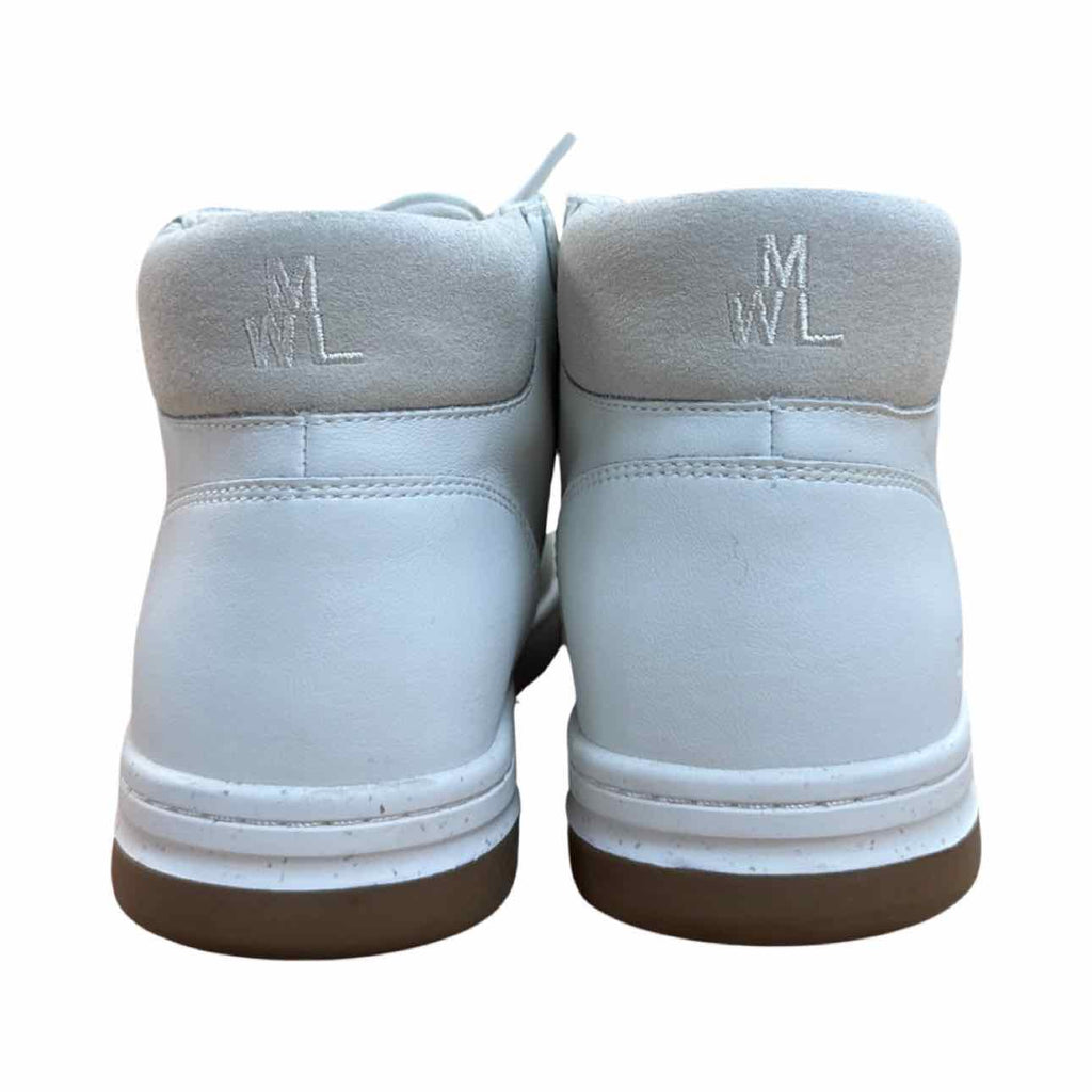 MADEWELL COURT HIGH TOP WHITE SNEAKER SIZE 8