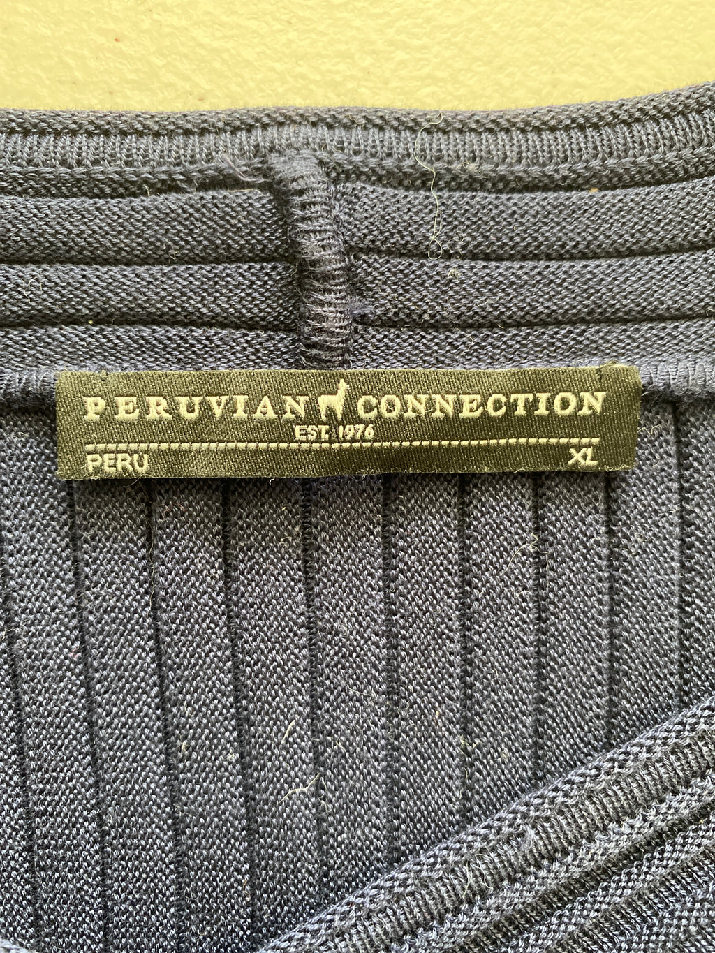 PERUVIAN CONNECTION NAVY BLUE JULIETTA ACORDIAN PLEAT DRESS SIZE XL