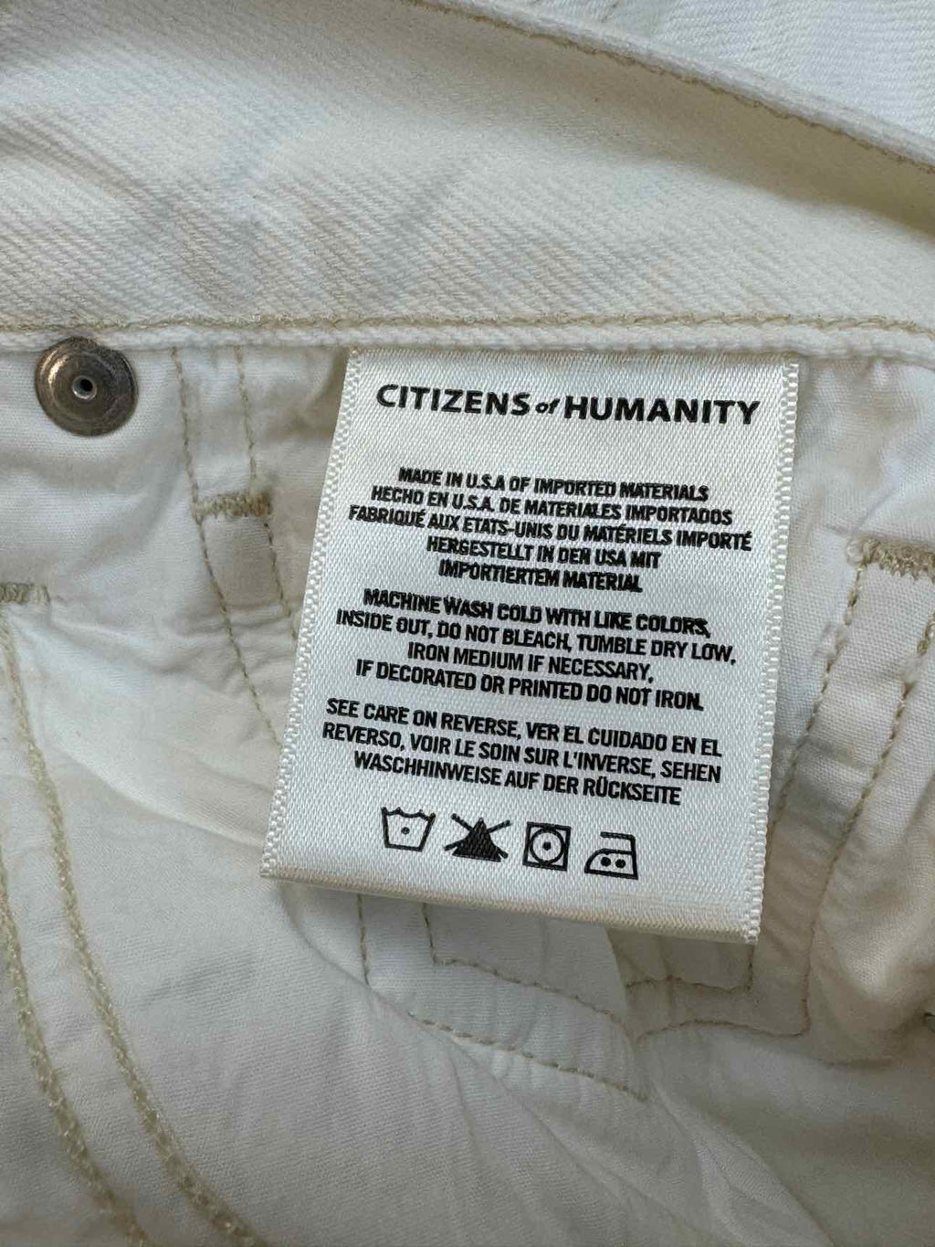CITIZENS OF HUMANITY SACHA HIGH RISE WIDE LEG DENIM IN IDYLL SIZE 27