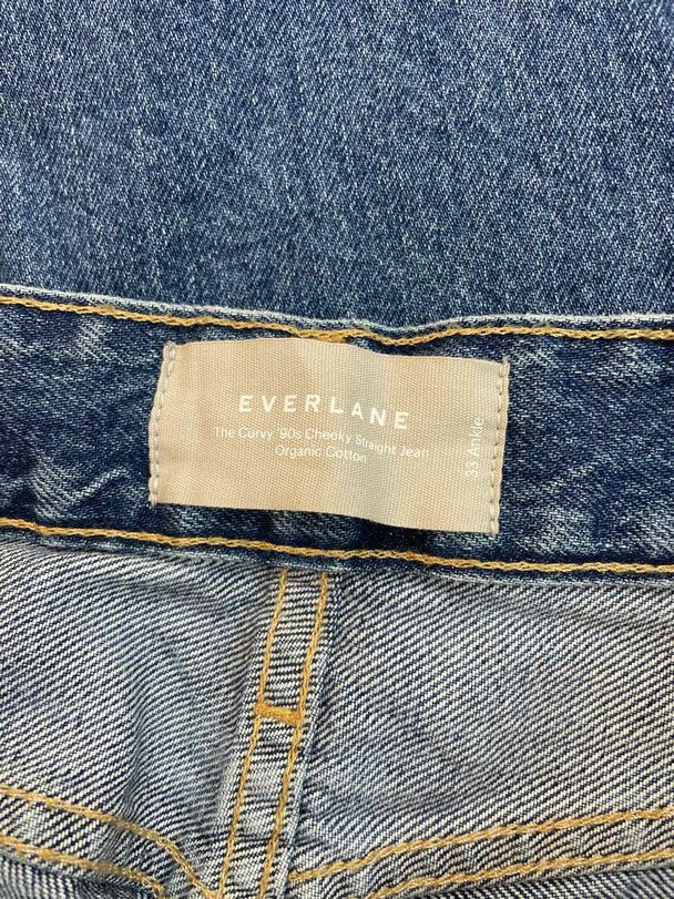 EVERLANE NWT! THE CURVY 90'S CHEEKY STRAIGHT DENIM JEAN SIZE 33