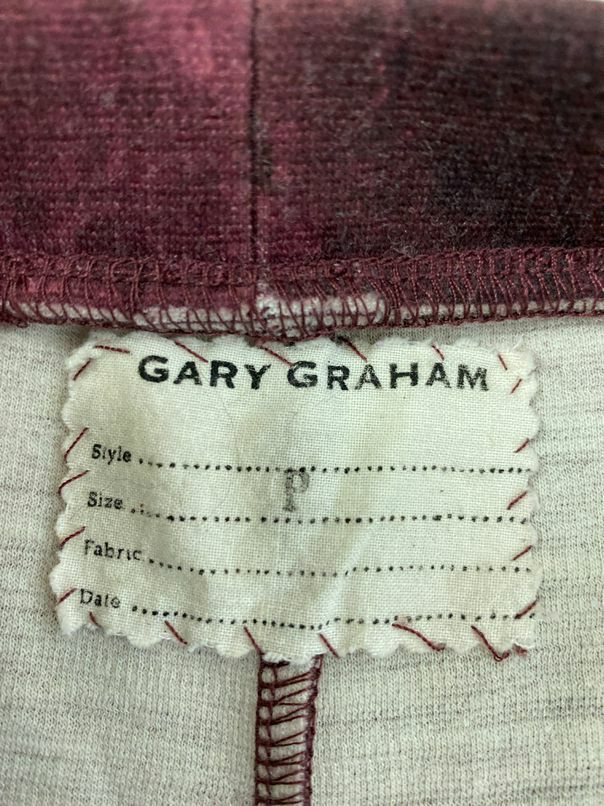 GARY GRAHAM BURGUNDY DOUBLE KNIT WOOL PULL ON LEGGINGS SIZE 2