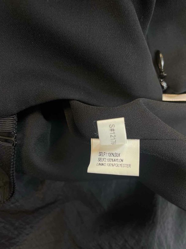 KAY UNGER FLORAL STRAPPY COCKTAIL BLACK  DRESS SIZE 2
