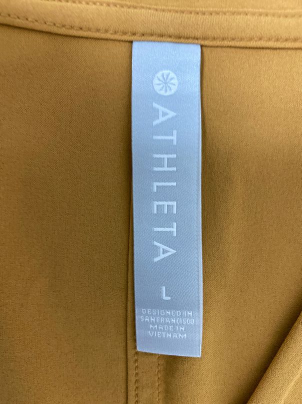 NWT! ATHLETA GOLDENROD MARLOW ROMPER SIZE LARGE
