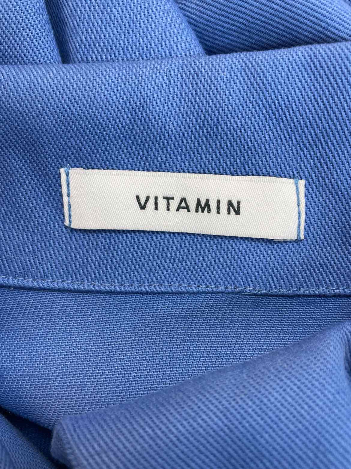VITAMIN 100% COTTON TOPPER BLUE JACKET SIZE ONE SIZE