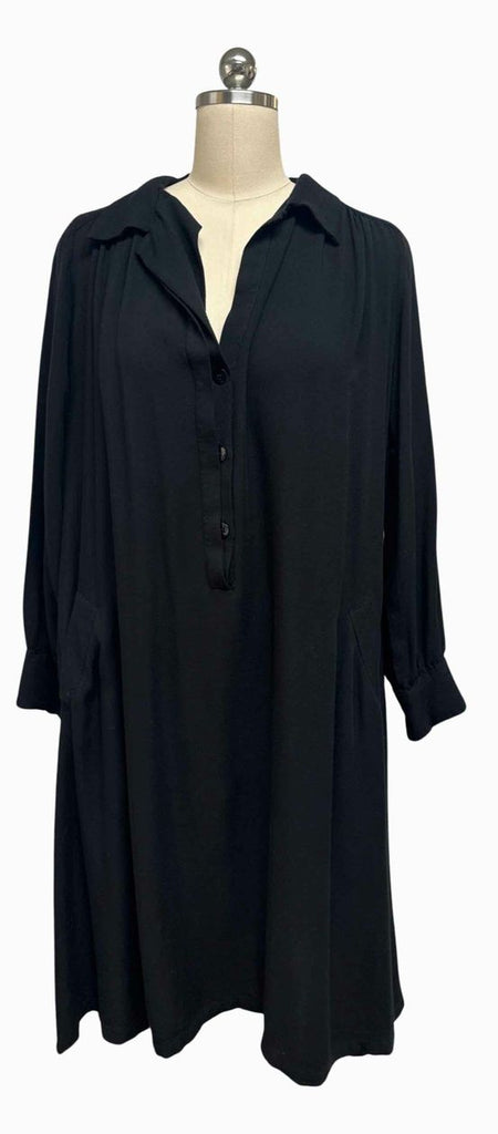 allbrand365 Womens Allover Print Godet Hem Belted Shirt Dress