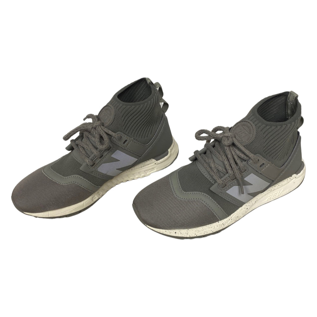 NEW BALANCE OLIVE REV LITE 247 MIDSOCK TRAIL SNEAKERS SIZE 8