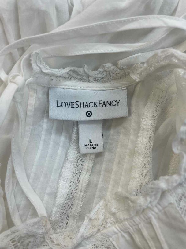 LOVE SHACK FANCY LOVESHACKFANCY x TARGET TALULAH WHITE DRESS SIZE L