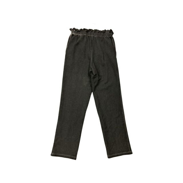 SOMETHING NAVY TAYLOR DRAWSTRING PANTS CHARCOAL XS