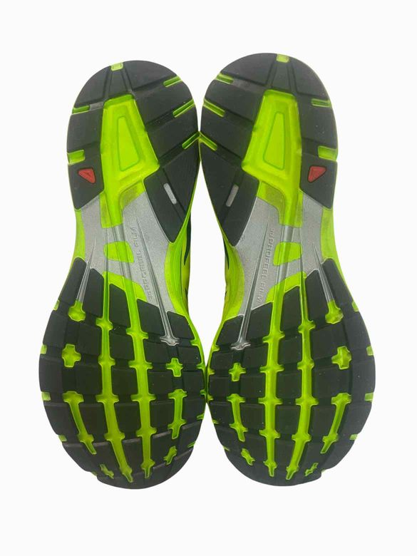 SALOMAN LIME GREEN SONIC RUNNING SNEAKER SIZE 14