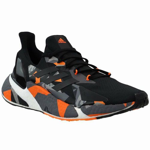 ADIDAS BLACK AND ORANGE ADIDAS SIZE 14