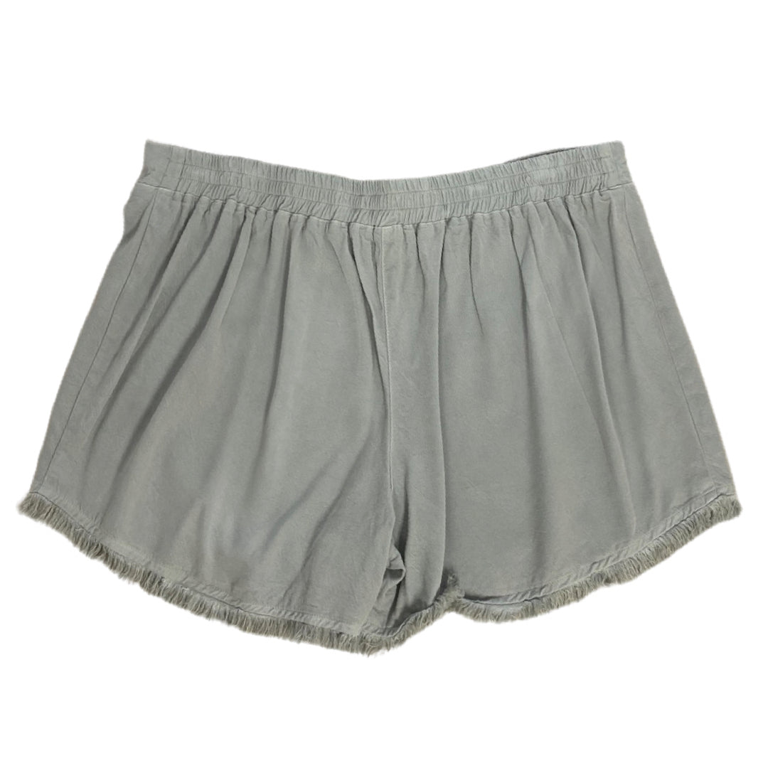 MAVEN SLATE GRAY FRINGE SHORTS SIZE MEDIUM